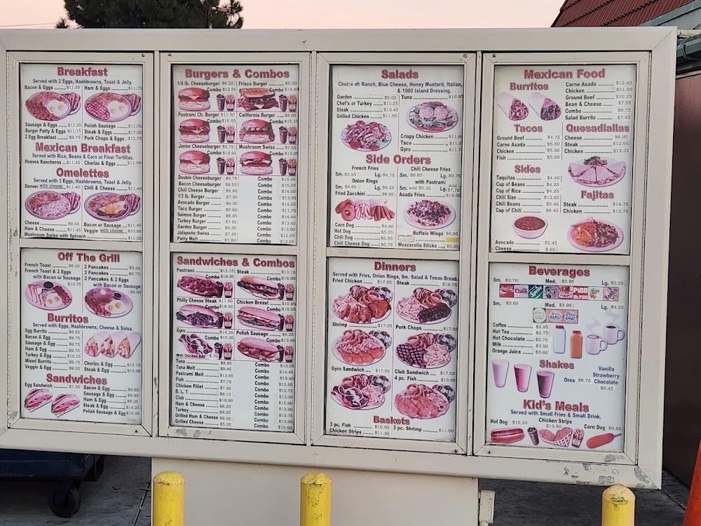 Steve's Char Burgers #1 Menu image 1