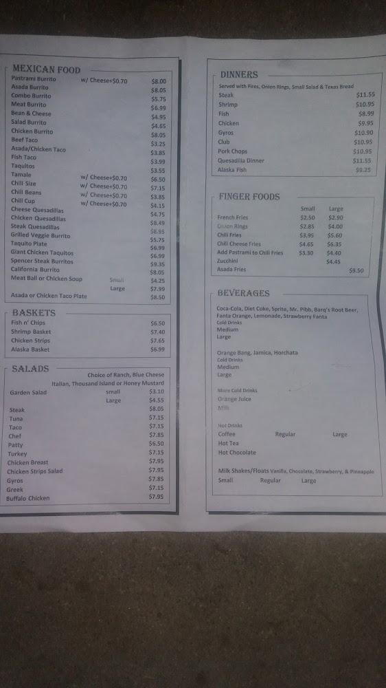 Steve's Char Burgers #1 Menu image 4